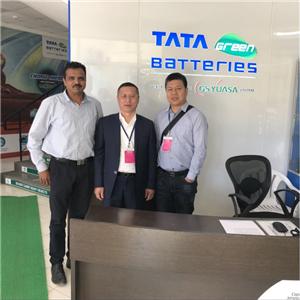 Direktur Chen Hong dan GM Mr. Jackson mengunjungi pelanggan terkenal di India